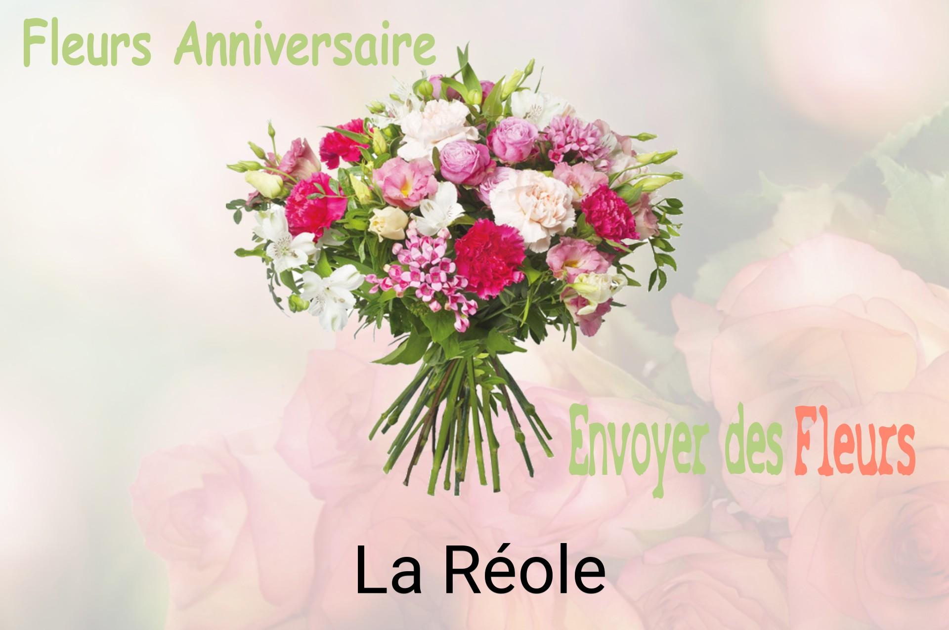 Bouquet de fleurs d’anniversaire livré à La Réole