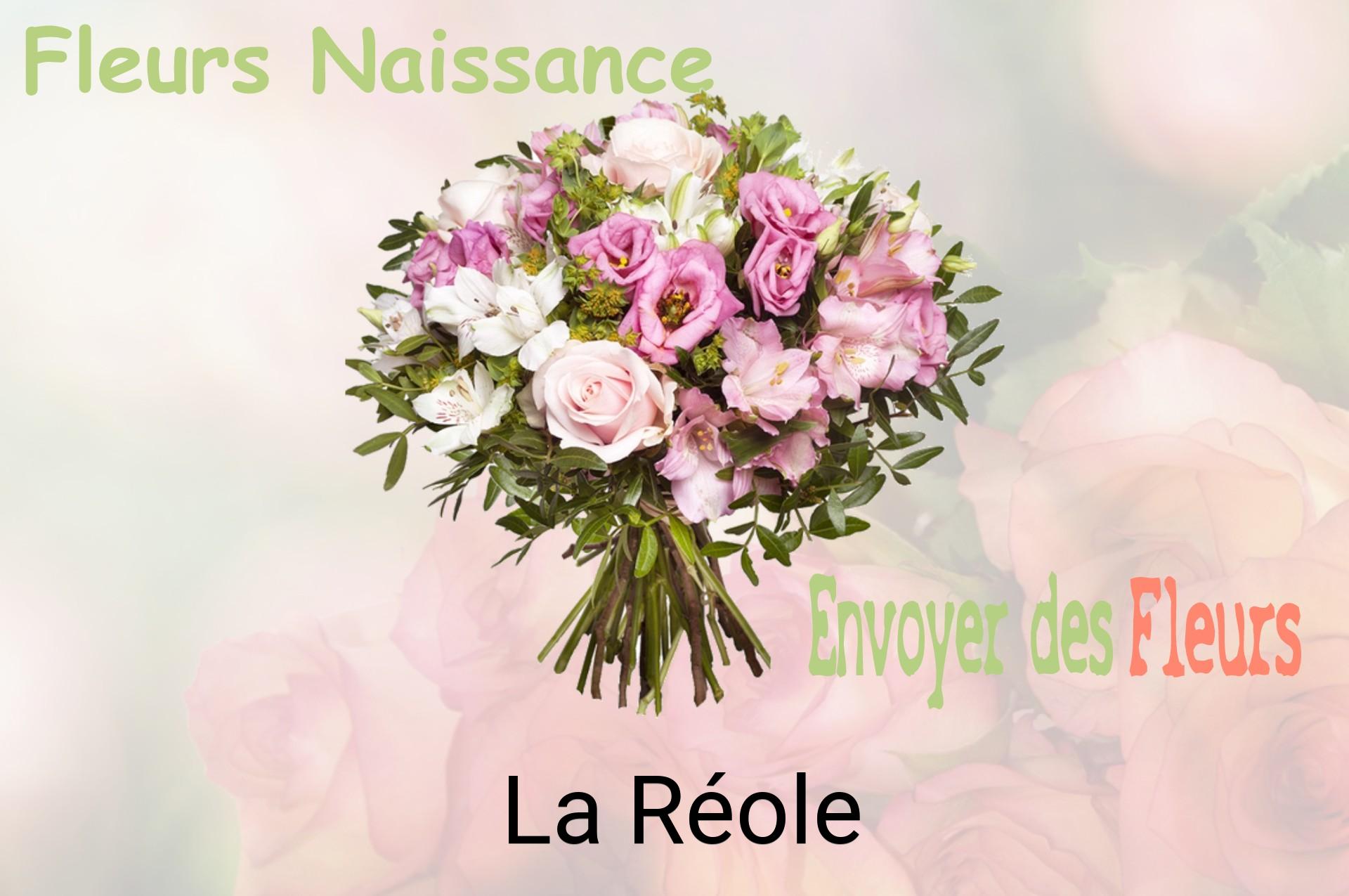 Bouquet de fleurs de naissance livré à La Réole